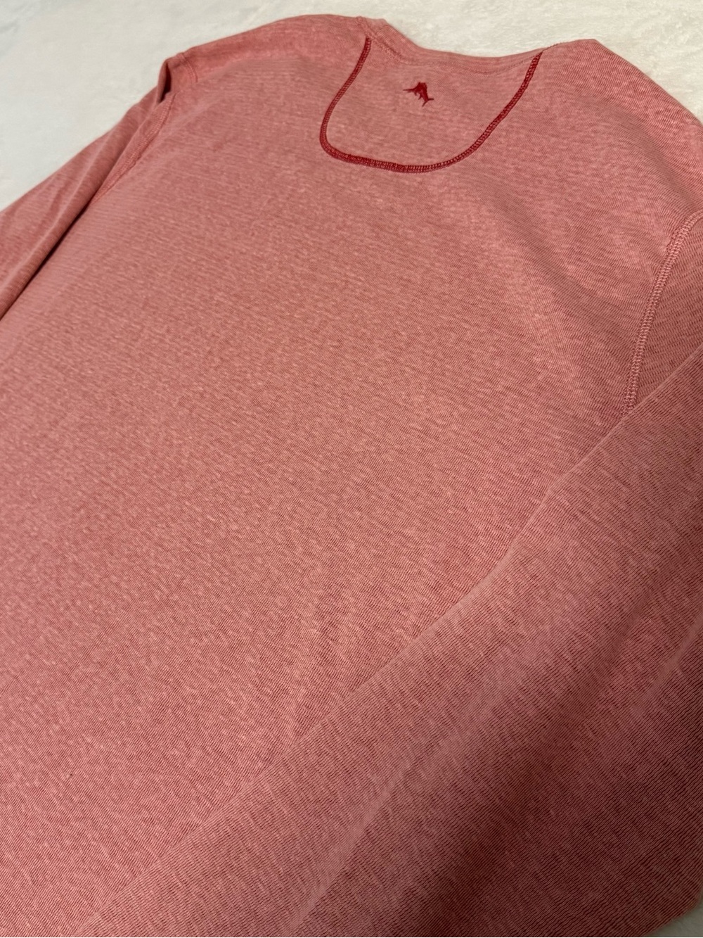 Tommy Bahama Reversible Sweatshirt XXL Pink Coral Marlin Crewneck Pullover